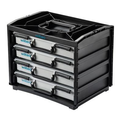 Wiltec Werkzeugschrank 4 Sortierboxen Organizer Sortimentskasten Sortierkasten