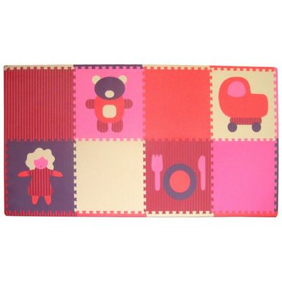 BABY GREAT Foam Puzzle Girl Toys SX (60x60) mit Kanten