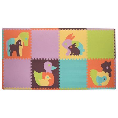 BABY GREAT Schaumstoffpuzzle Tiere SX (60x60) mit Kanten