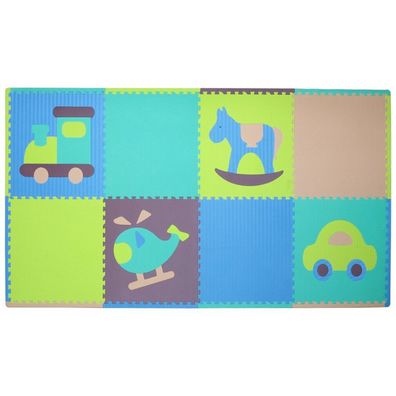 BABY GREAT Schaumstoffpuzzle Boys Toys SX (60x60) mit Kanten