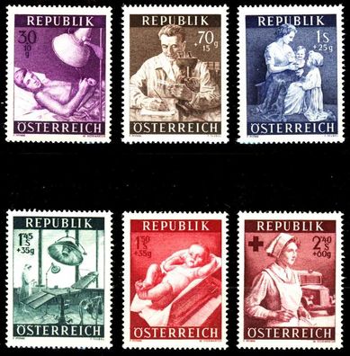 Österreich 1954 Nr 999-1004 postfrisch S870656