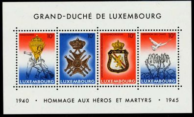Luxemburg Block 14 postfrisch S00550A