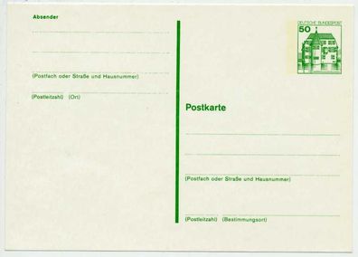 BRD BUND Nr P130A Ungebraucht Postkarte S52D47A