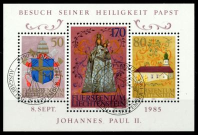 Liechtenstein BLOCK Kleinbogen Block 12 ESST S544F9A
