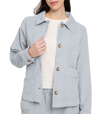 MAZINE Women Jacke Cord Corduroy pearl blue - Größe: XS