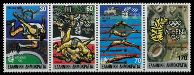 Griechenland 1989 Nr 1717 S4-1720 S4 postfrisch 4ER STR S038BA2
