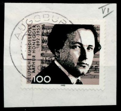 BRD BUND Abarten 1990 99 Nr 1596VI zentrisch gestempelt BRFS X95586E