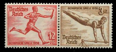 D-REICH Zusammendruck Nr W109 ungebraucht WAAGR PAAR X7A3B12