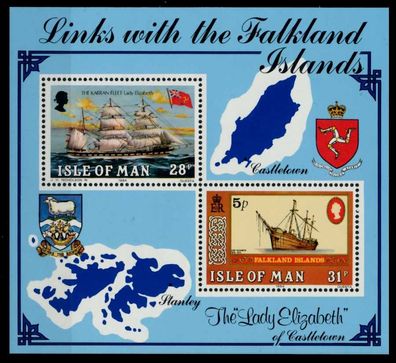 ISLE OF MAN Block 7 postfrisch S01870A