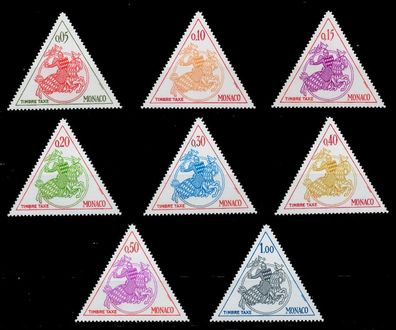 MONACO Portomarken Nr 67-74 postfrisch S01ABAA