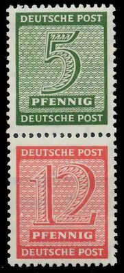 SBZ Westsachsen ZDR Nr Z3104 SZd4 postfrisch SENKR PAAR X10D952