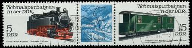 DDR Zusammendruck Nr WZd506 gestempelt 3ER STR X158C36
