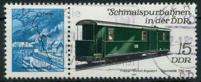 DDR Zusammendruck Nr WZd507 gestempelt WAAGR PAAR ECKE-O X158C82