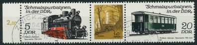 DDR Zusammendruck Nr WZd512 gestempelt 3ER STR SRA X158C9E