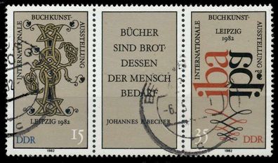 DDR Zusammendruck Nr WZd529 gestempelt 3ER STR X1881F2