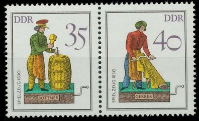 DDR Zusammendruck Nr WZd553 postfrisch WAAGR PAAR S838FC6