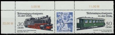 DDR Zusammendruck Nr WZd577 postfrisch 3ER STR ECKE-OLI X195FCE