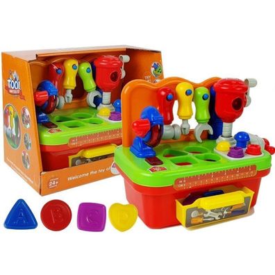 Leantoys Workshop für Babys Sortierwerkzeug-Set mit Ton und Licht