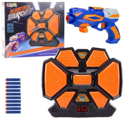Arcade-Spielpistole Schaumstoff-Darts Elektronischer Dartscheibenzähler