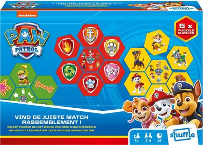 Shuffle Paw Patrol Let's Match Lernspiel Vorschulspiel Kinderspiel