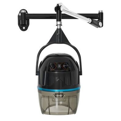 BarberPub Wandmontage Trockenhaube für Haare TR272 (Schwarz)