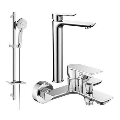 Mexen Alfa DQ40 Badewannenset, Chrom - 745713DQ40-00