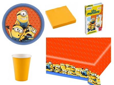 Minions Party Set Kindergeburtstag Teller Becher Despicable Me Stuart MauMau NEU