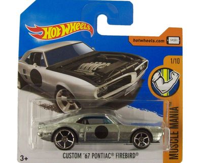 Hot Wheels Custom '67 Pontiac Firebird Muscle mania DTW82 Modellauto Auto NEU