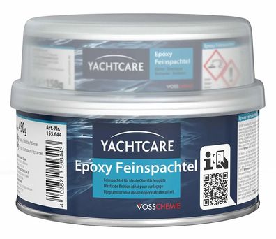 Epoxy Feinspachtel 450g cremeweiß – 2K, wasserfest, hoch schleifbar