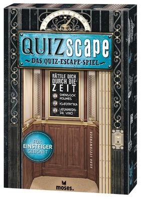 Moses QUIZscape Escape Rätsle dich durch die Zeit Einstein Cleopatra Leonardo