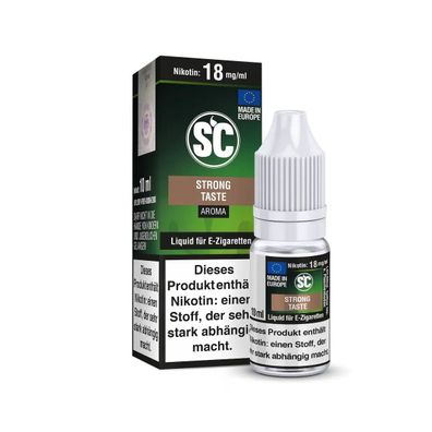 SC Strong Taste Tabak Liquid 10ml