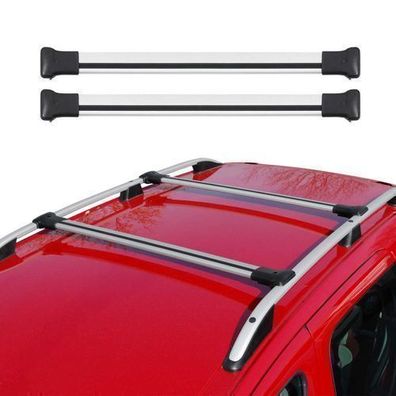 Dachträger Gepäckträger für Mercedes C Klasse S203 2001-2007 Aluminium Grau