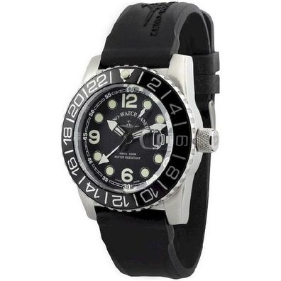 Zeno-Watch - Armbanduhr - Herren - Chrono - Airplane Diver 6349Q-GMT-a1