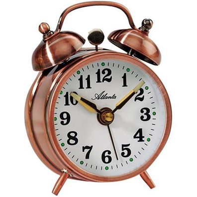 Atlanta - 1068-18 - mechanischer Doppelglocken-Wecker