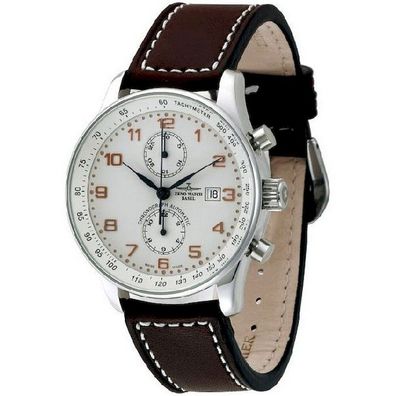 Zeno-Watch - Armbanduhr - Herren - Chrono - X-Large Retro Bicompax - P557BVD-f2