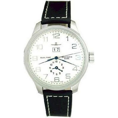 Zeno-Watch - Armbanduhr - Herren - OS Retro + Dual-Time - 8651-e2