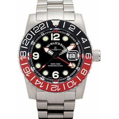 Zeno-Watch - Armbanduhr - Herren - Chrono - Airplane Diver - 6349Q-GMT-a1-7M