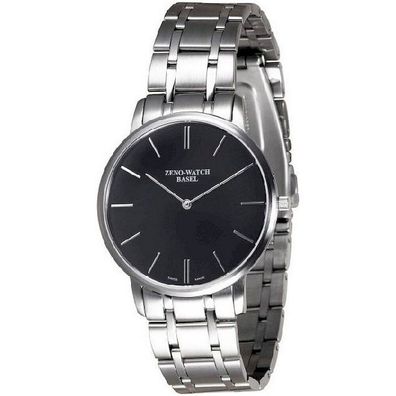 Zeno-Watch - Armbanduhr - Herren - Chrono - Flat Flatline 2 black - 6600Q-c1M