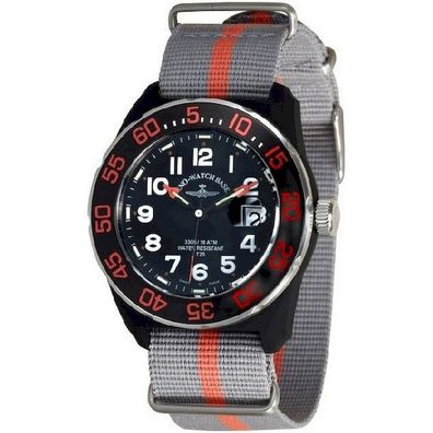 Zeno-Watch - Armbanduhr - Herren - Chrono - Diver Look H3 - 6594Q-a15-Nato-35