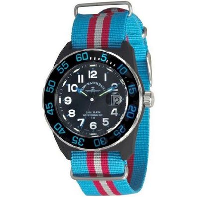 Zeno-Watch - Armbanduhr - Herren - Chrono - Diver Look H3 - 6594Q-a14-Nato-47