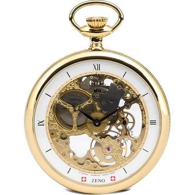 Zeno-Watch - Taschenuhr - Herren - Chronograph - Lepine - L213S-Pgr-i2