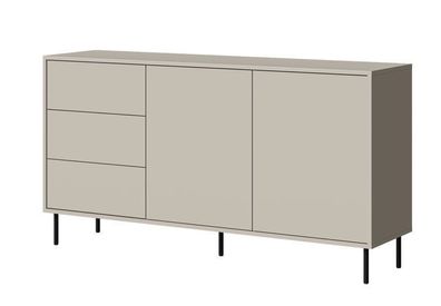 Sidedeboard MASHA 150 cm Kommode PUSH TO OPEN Kaschmir