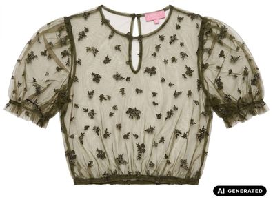 Dirndlbluse Arla olive