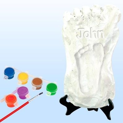 Kinder Fußabdruck Set Babyfuß Modell Geschenk Geburt Taufe Babyerinnerung