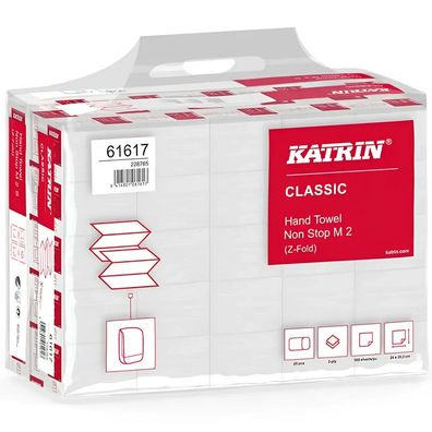 Katrin Classic Handtuchpapier Non Stop M2 Z/InterFalz 4000 Blatt