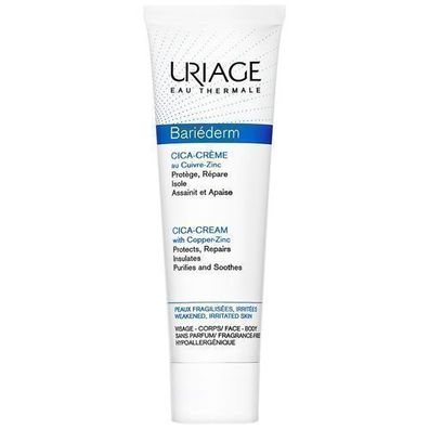 Uriage Bariederm Cica Creme zur Regeneration gereizter Haut, 100 ml