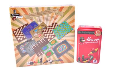 Spielesammlung 100 Spiele mit Reisespiel Gesellschaftsspiel Familienspiel