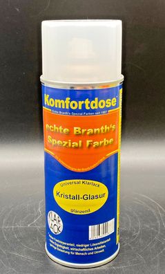 Branths Kristall-Glasur 400 ml Spraydose klarer Acryl-Lack Klarlack glänzend
