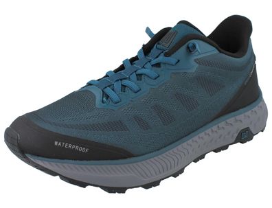 Waldläufer H-Michi Herren Schlupfsneaker blau Synthetik Textil