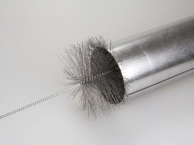 Ofenrohrreiniger Bürste Stahldraht 2 m Länge 150 mm Durchmesser